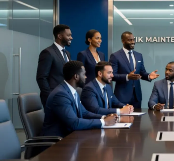 CIK MAINTANCE LTD executive team in a modern boardroom