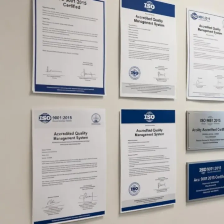 Industry certification documents representing CIK MAINTANCE LTD accreditations